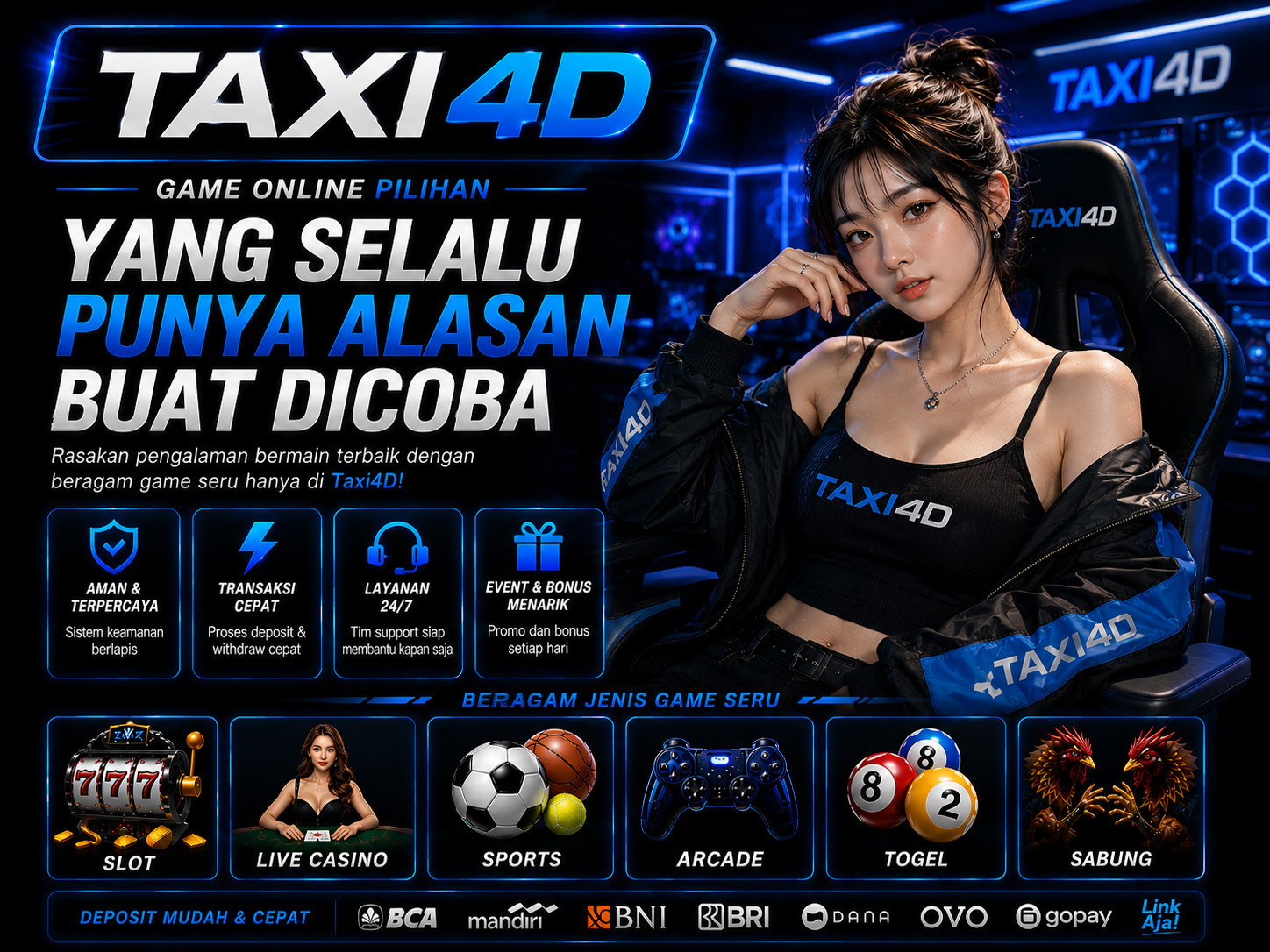 Taxi4D - Game Online Pilihan yang Selalu Punya Alasan Buat Dicoba
